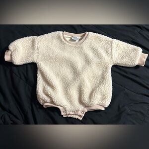 Orcas Lucille Sherpa Sweatshirt Romper